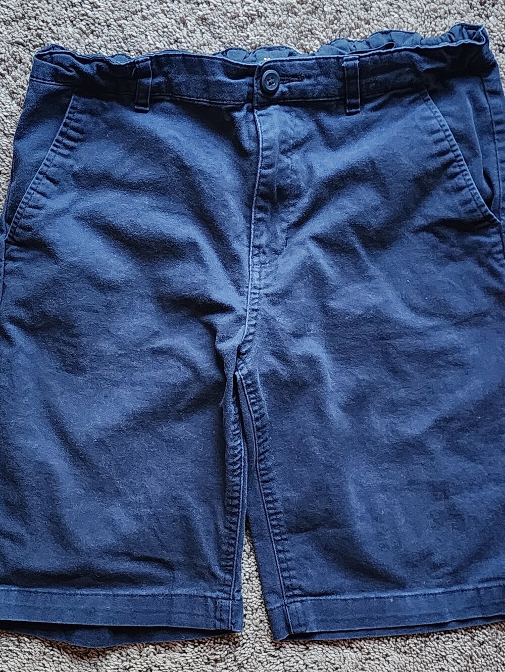 Boys Navy Uniform Shorts Size 14 Plus, Adjustable, Pre-owned Old Navy Boys Navy